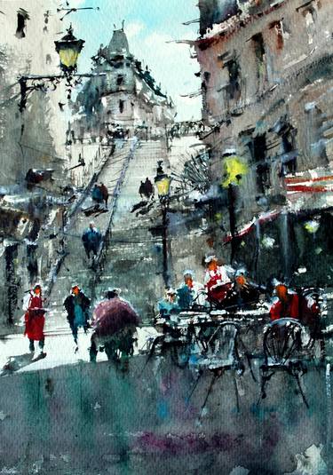 Print of Realism Cities Paintings by maximilian damico