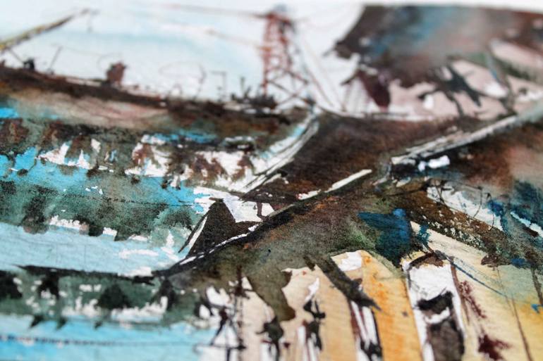 Original Impressionism Cities Painting by Maximilian Damico