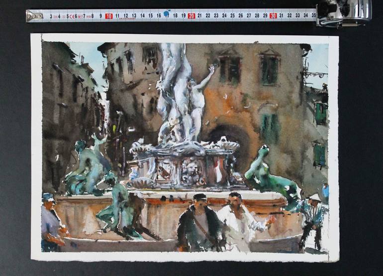Original Impressionism Cities Painting by Maximilian Damico