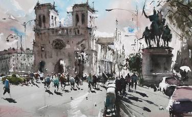 Print of Cities Paintings by maximilian damico