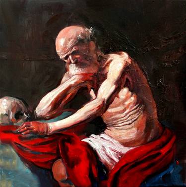 Original Figurative Portrait Paintings by maximilian damico