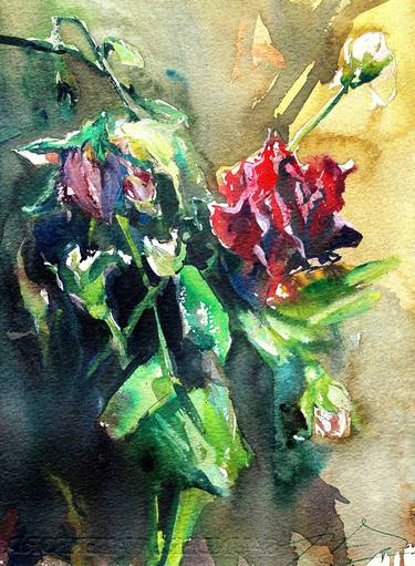 Original Impressionism Floral Paintings by maximilian damico