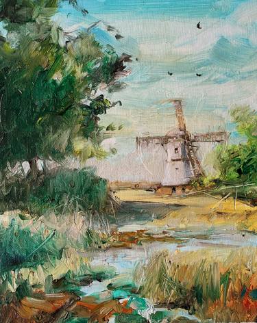 Original Impressionism Landscape Paintings by maximilian damico
