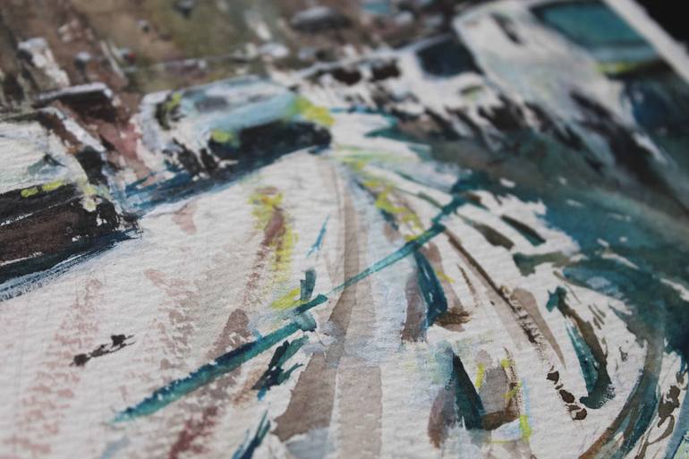 Original Impressionism Cities Painting by Maximilian Damico