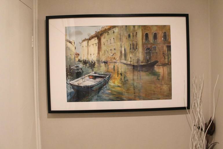 Original Impressionism Cities Painting by maximilian damico