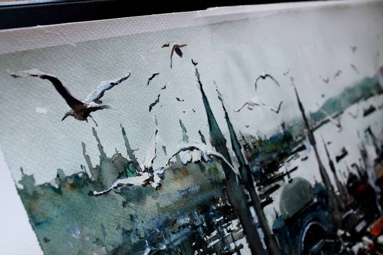 Original Impressionism Landscape Painting by Maximilian Damico