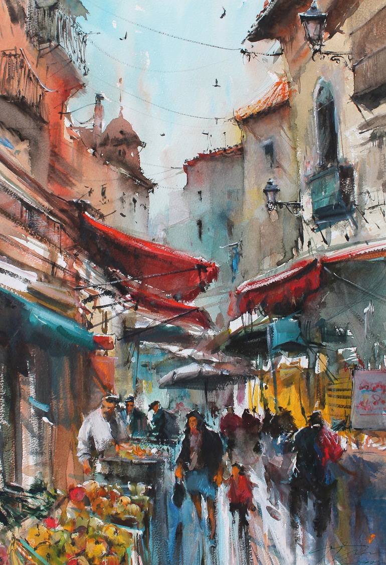 Original Impressionism Landscape Paintings by Maximilian Damico