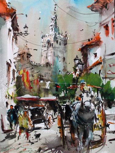 Print of Impressionism Cities Paintings by maximilian damico