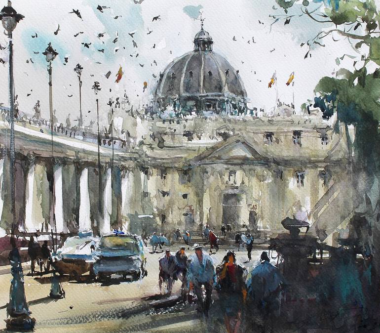 Print of Impressionism Cities Paintings by Maximilian Damico