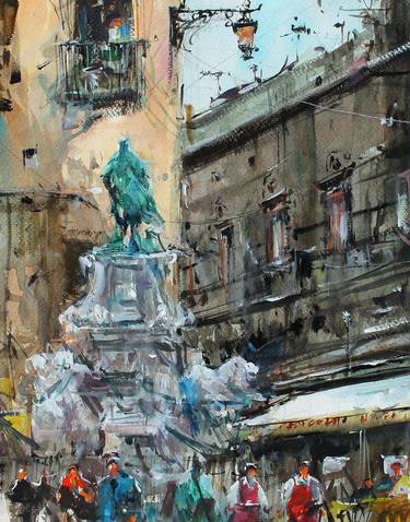 Original Cities Paintings by maximilian damico