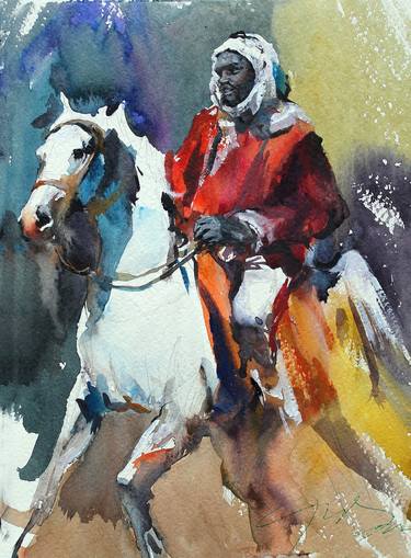 Print of Impressionism Horse Paintings by maximilian damico