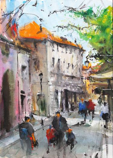 Original Impressionism Landscape Paintings by maximilian damico