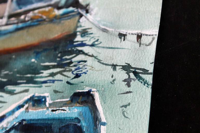 Original Impressionism Seascape Painting by Maximilian Damico