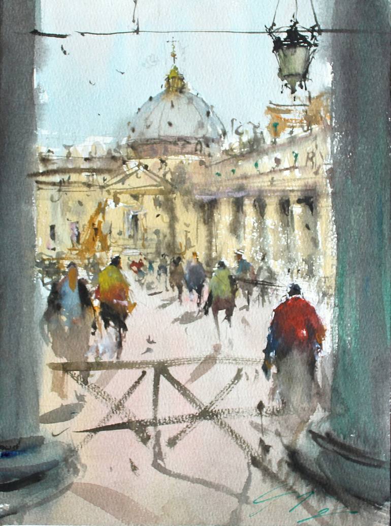 Print of Impressionism Cities Paintings by Maximilian Damico