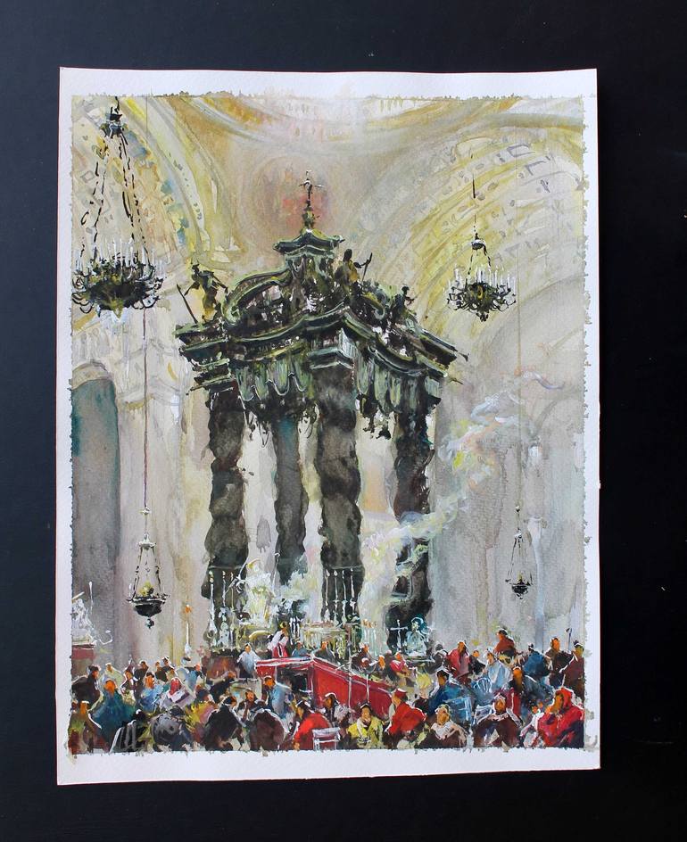 Original Architecture Painting by maximilian damico