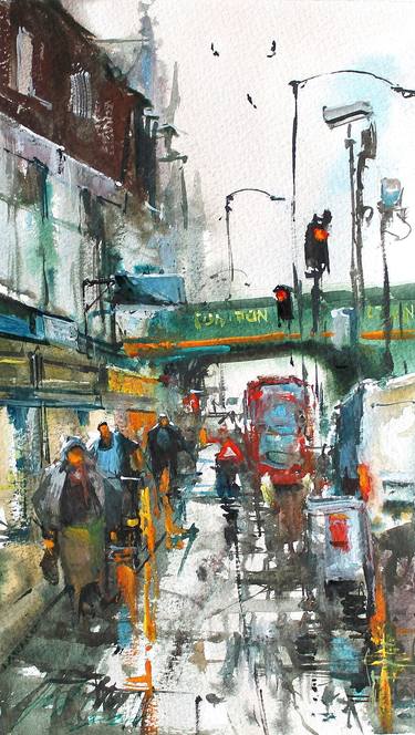 Print of Impressionism Cities Paintings by maximilian damico