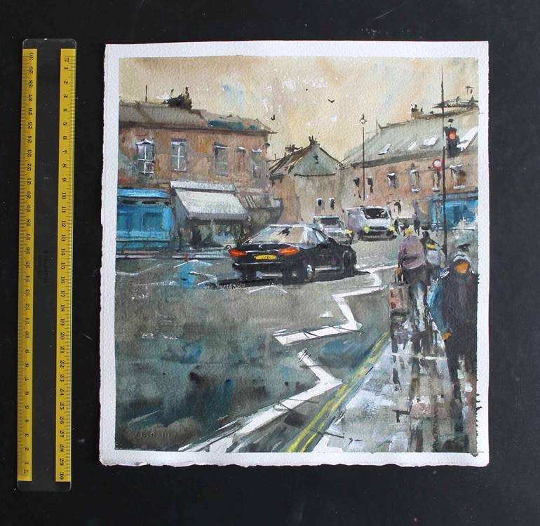 Original Impressionism Cities Painting by Maximilian Damico
