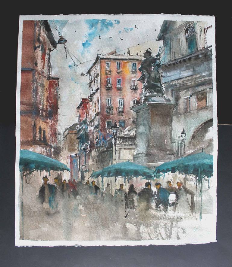 Original Impressionism Landscape Painting by Maximilian Damico