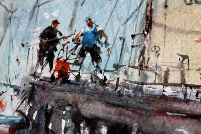 Original Impressionism Seascape Painting by Maximilian Damico