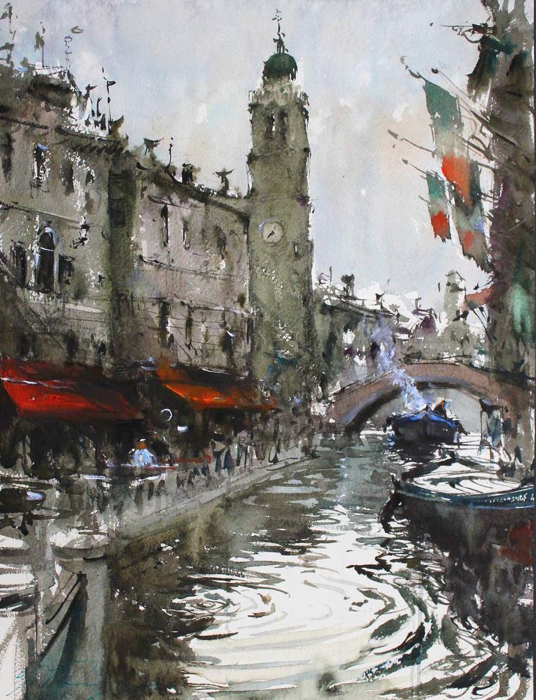 Print of Impressionism Landscape Paintings by Maximilian Damico
