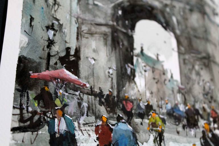 Original Impressionism Cities Painting by Maximilian Damico