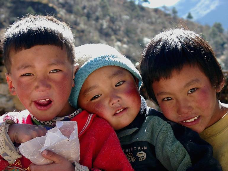 Sherpa Children Photography by Stuart Baker-Brown | Saatchi Art