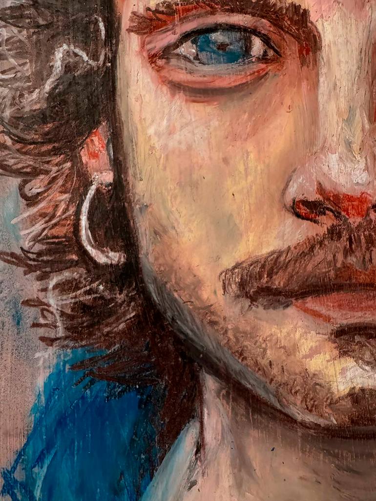 Original Contemporary Men Drawing by Inga Golli