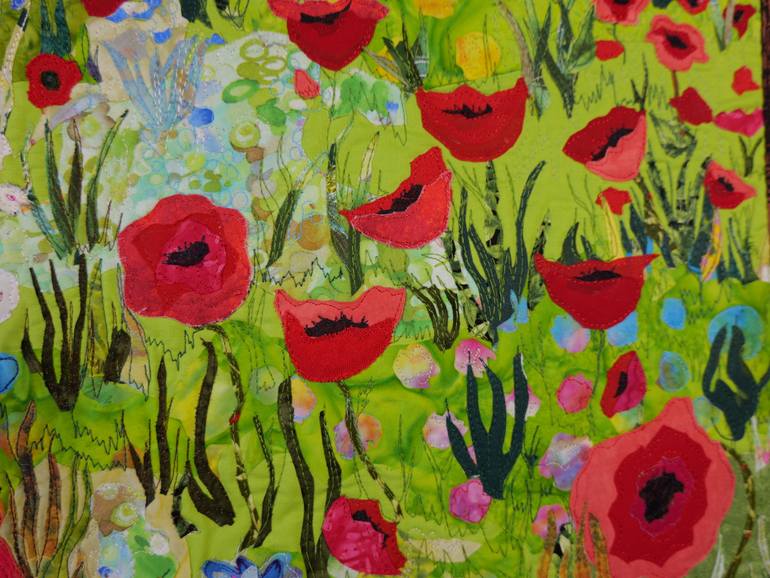 Original Contemporary Nature Collage by Danuta Bronowicka-Owczarek