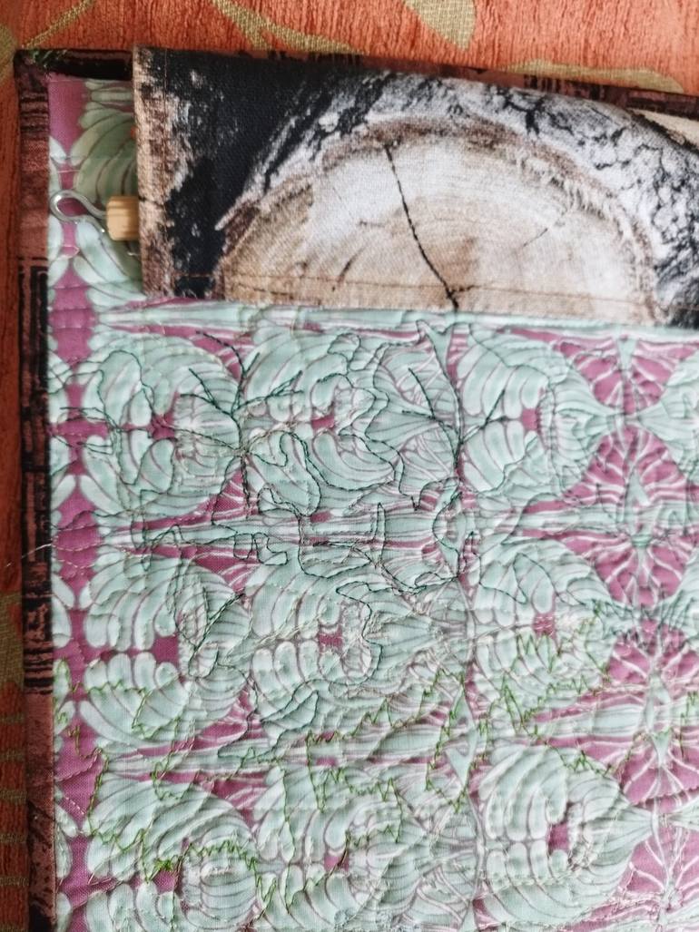 Original Contemporary Nature Collage by Danuta Bronowicka-Owczarek