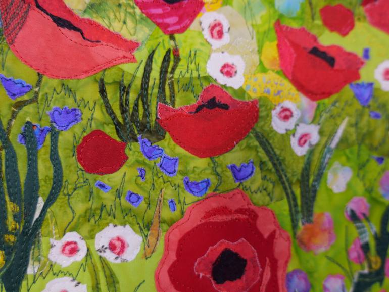 Original Contemporary Nature Collage by Danuta Bronowicka-Owczarek
