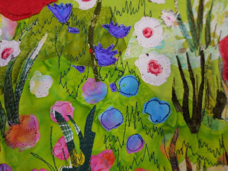 Original Contemporary Nature Collage by Danuta Bronowicka-Owczarek