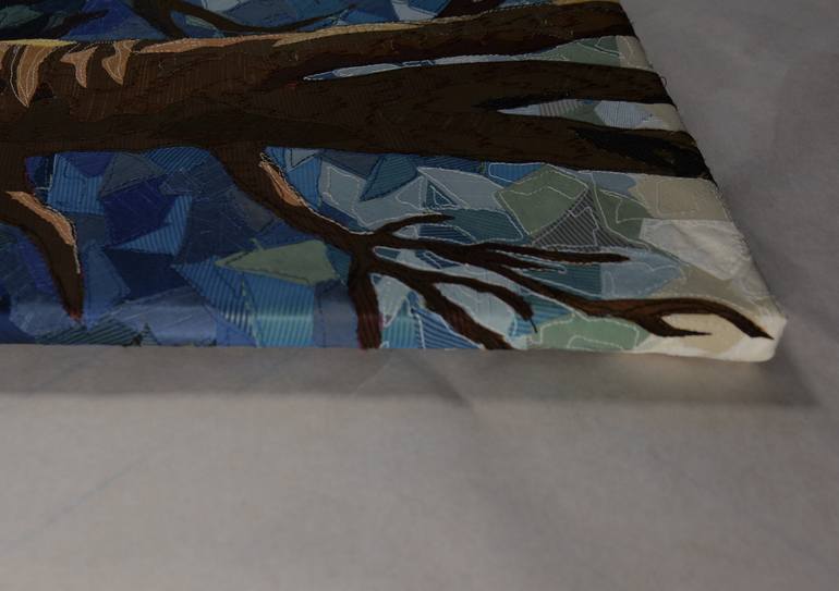 Original Abstract Nature Collage by Danuta Bronowicka-Owczarek