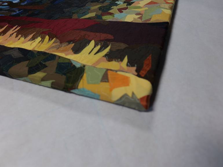 Original Abstract Nature Collage by Danuta Bronowicka-Owczarek