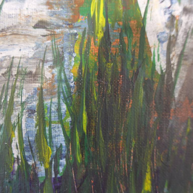 Original Art Nouveau Nature Painting by Danuta Bronowicka-Owczarek