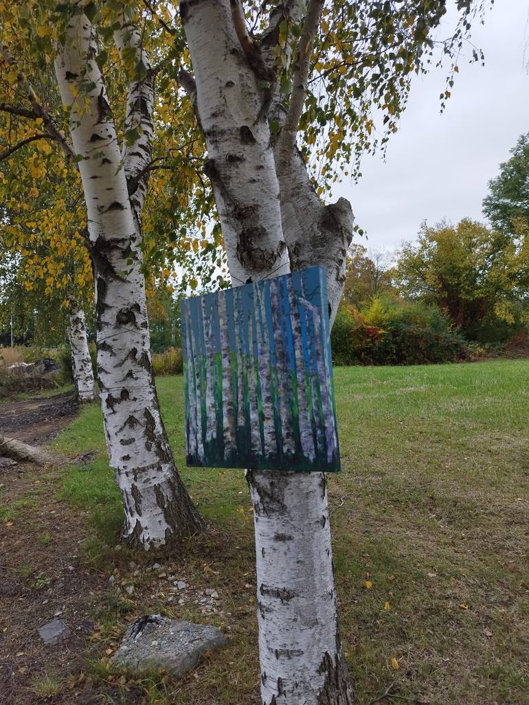 Original Contemporary Nature Painting by Danuta Bronowicka-Owczarek
