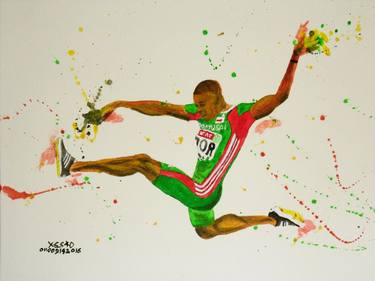 Original Realism Sports Paintings by  Xesko