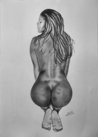 Original Realism Nude Drawings by  Xesko