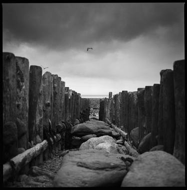 Edition 1/10 - Sea Groyns, Lynmouth Beach, North Devon thumb