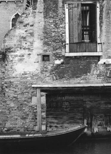 Small Open Edition Silver Gelatin - Window Balcony, Venice, Italy thumb