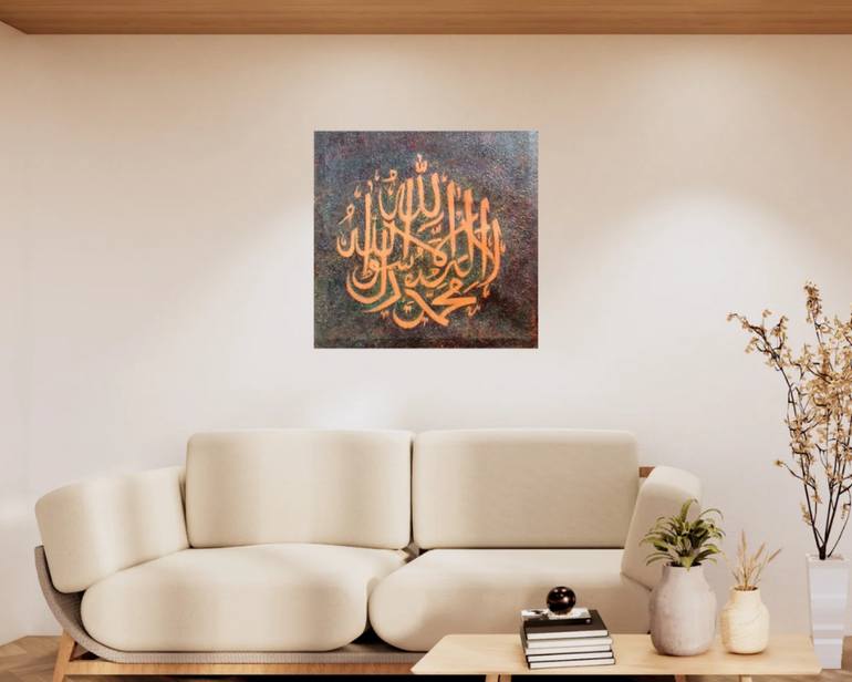 Original Abstract Calligraphy Painting by K R