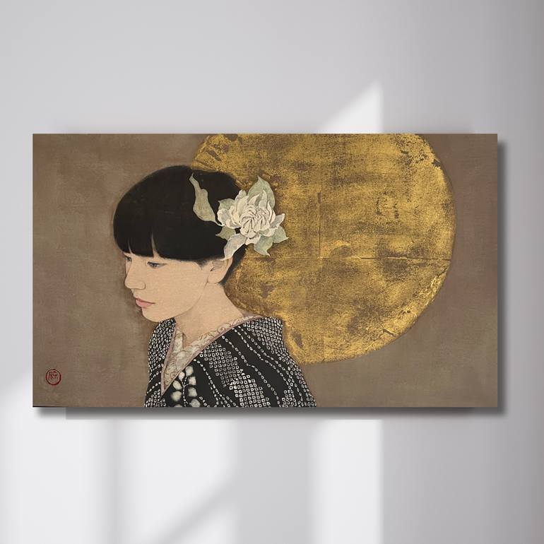 Original Romanticism Women Painting by Mariko Mizuto