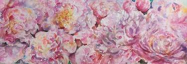 Original Floral Painting by Merle Sild