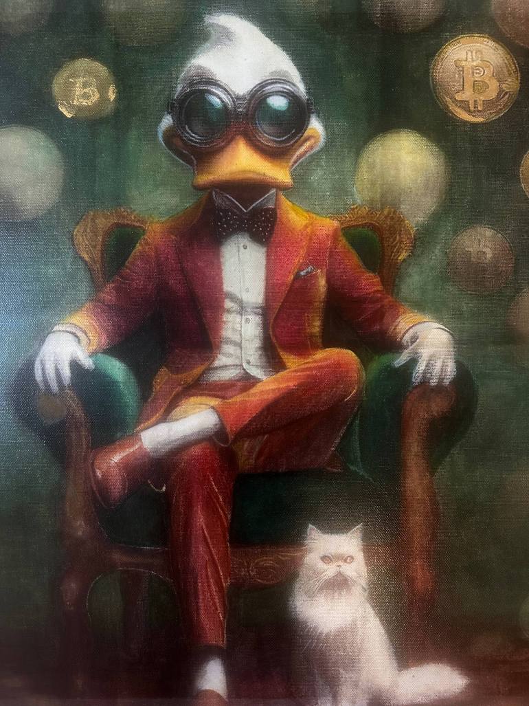 Original Surrealism Fantasy Mixed Media by Azra Es