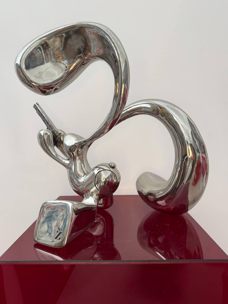 Original Pop Art Love Sculpture by Zvi Horesh