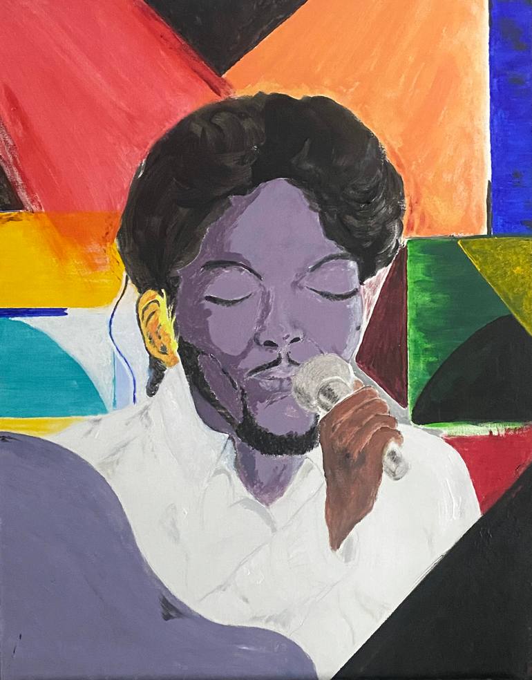 Original Famous Painting by Kim Starms  Portraiture Art on Canvas  Prince Royalty
