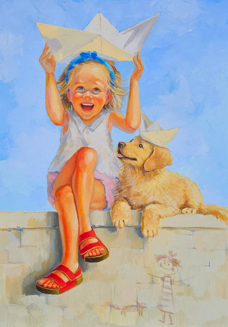 子供たちの笑顔 油彩画 2009年 子供たちの笑顔 油彩画 2009年 子供たちの笑顔 油彩画 2009年 子供たち