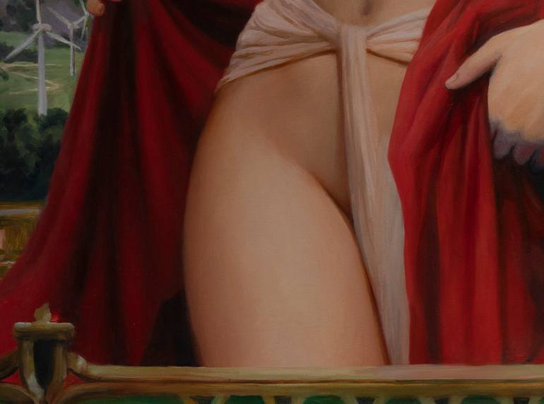 Original Surrealism Women Painting by Walter Limo