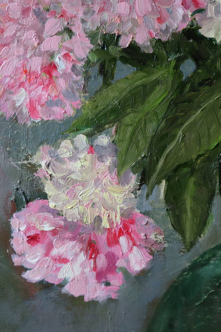 Original Impressionism Floral Painting by Katia Bellini