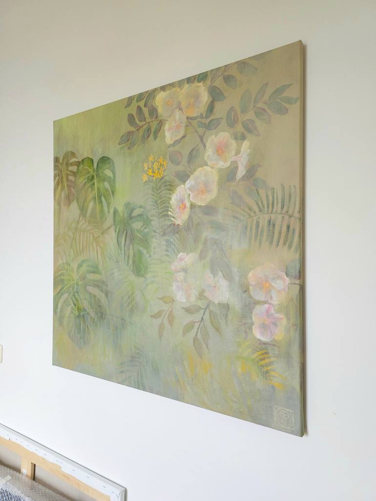 Original Contemporary Floral Painting by Katia Bellini