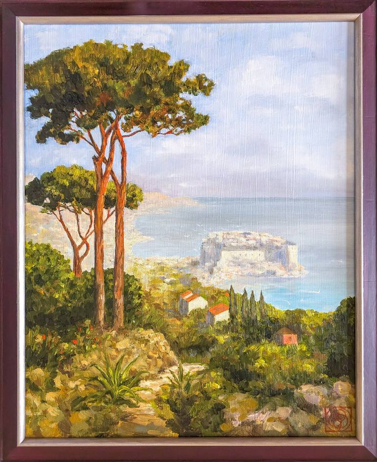 Original Impressionism Landscape Painting by Katia Bellini